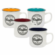 MUG,11oz 2- TONE COLOR w/PRINT - CAJA DE 48
