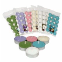 TEALIGHT CANDLE,15ct6AST SCENT - CAJA DE 36