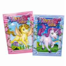 COLRN'G BOOK,80pgFANTASY LAND - CAJA DE 48