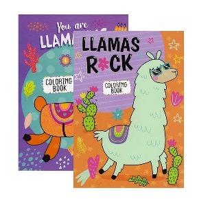 LLAMAS Coloring Book -CAJA 48