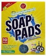 10CT STEELWOOL SOAP PAD WITH LEMON - CAJA 24