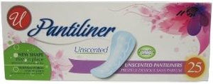 25CT UNSCENTED PANTILINERS  - CAJA  24