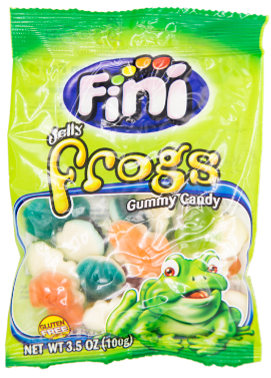 FINI JELLY FROGS 3.5oz - CAJA DE 12