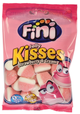 FINI STRAWBERY KISSES 3.5oz - CAJA DE 12