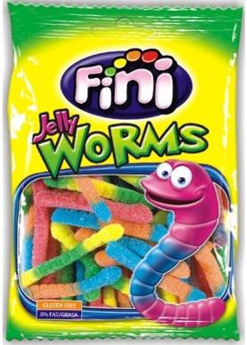 FINI SOUR WORMS 3.5oz - CAJA DE 12