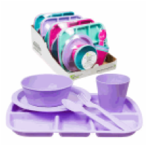 KIDS 24pc DINNERWARE SET - CAJA DE 4