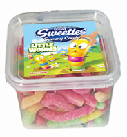 BONAT SWEETIES LITTLE WORMS 5.65oz - CAJA DE 24