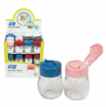 SALT/PEPPER SHAKER,2.7oz GLASS - CAJA DE 36