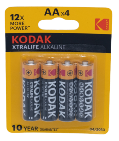 KODAK ULTRA LIFE ALKALINE AA4CT - CAJA DE 48