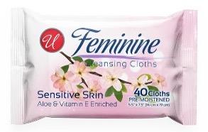 40CT FEMININE CLEANSING CLOTHS - CAJA 30