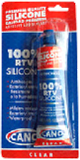 SILICONE DE GRADO INDUSTRIAL 100% RTV DE 3.4oz BLANCO - CAJA DE 24 (SE ORDENA POR UNIDADES)