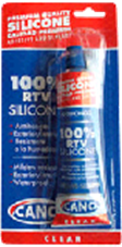 SILICONE DE GRADO INDUSTRIAL 100% RTV DE 3.4oz CLEAR - CAJA DE 24 (SE ORDENA POR UNIDADES)