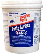 PASTA ACRILICA TODO USO PARA INTERIOR Y EXTERIOR COLOR BLANCO DE 8oz  - CAJA DE 24 (SE ORDENA POR UNIDADES)