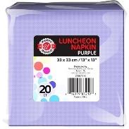 20ct 13"x13" PURPLE LUNCHEON NAPKIN - CAJA 36
