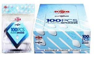 100CT PP SPOON IN BAG WITH DISPLAY - CAJA 48