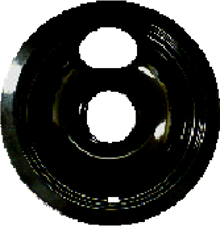 PAN RING PARA ESTUFA EN PORCELANA TIPO GE DE 6Ó - CAJA DE 12 (SE ORDENA POR UNIDADES)