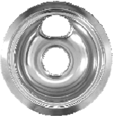 PAN RING PARA ESTUFA CROMADO UNIVERSAL DE 6Ó - CAJA DE 12 (SE ORDENA POR UNIDADES)